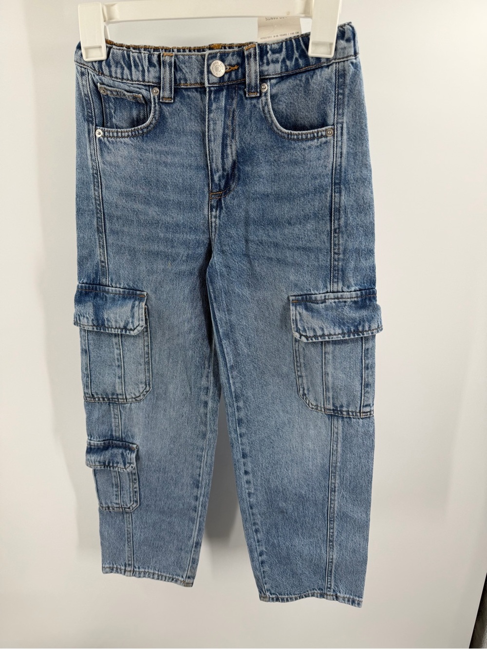 Zara Girls Cargo Jeans Blue Size 9/10 Years New with tags